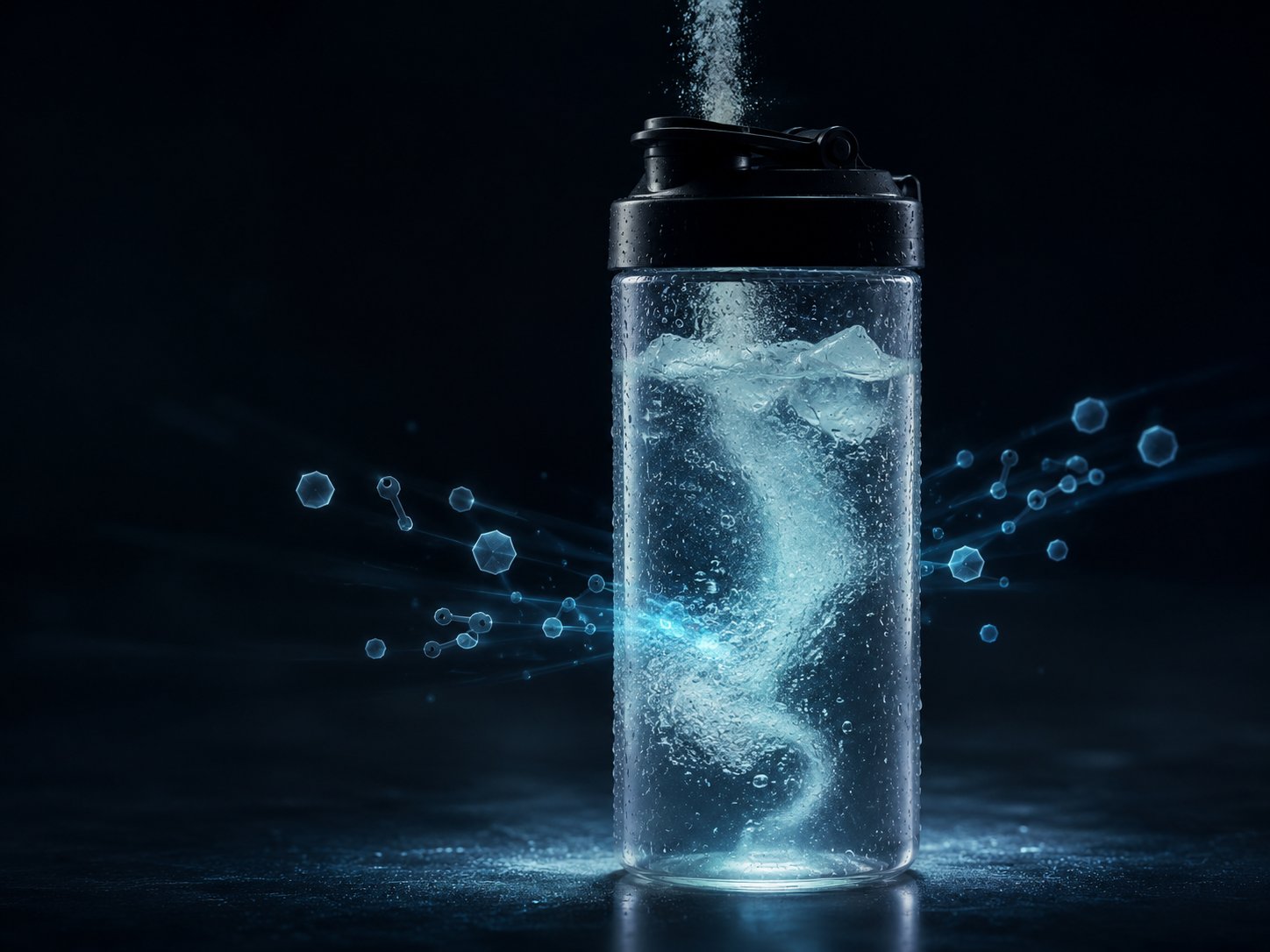 Hydrology dissolving in a shaker of chilled water